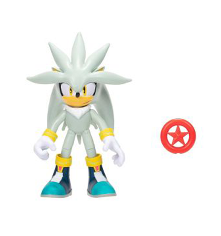 Sonic The Hedgehog Sonic 4" Silver Action Figure