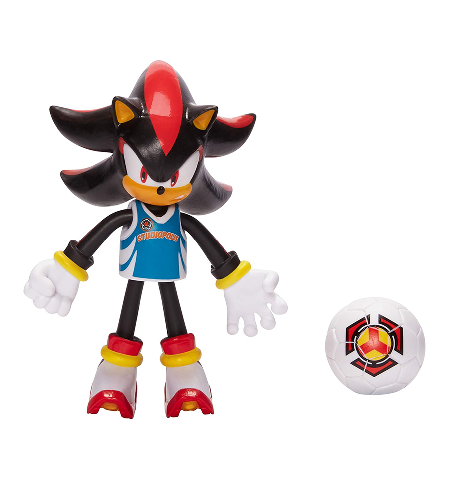Sonic The Hedgehog Shadow with Soccer Ball 4" Action Figure