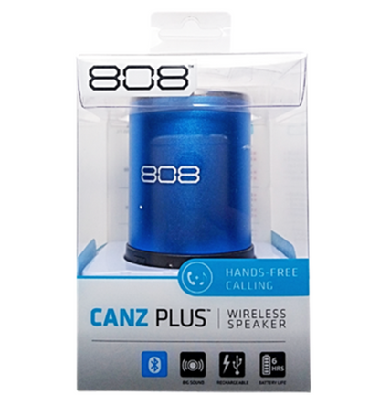 808 - Canz Plus Portable Bluetooth Speaker - Blue