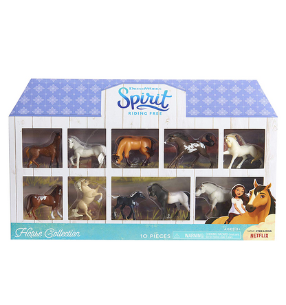 Spirit Riding Free Mini Horse Collection 10 Piece Set Toys Onestar