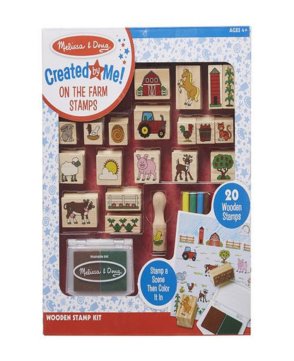 Melissa & Doug Created by Me! Wooden On the Farm Stamp Kit