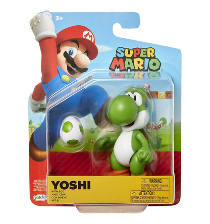 World of Nintendo 4" Green Yoshi Figure with Egg