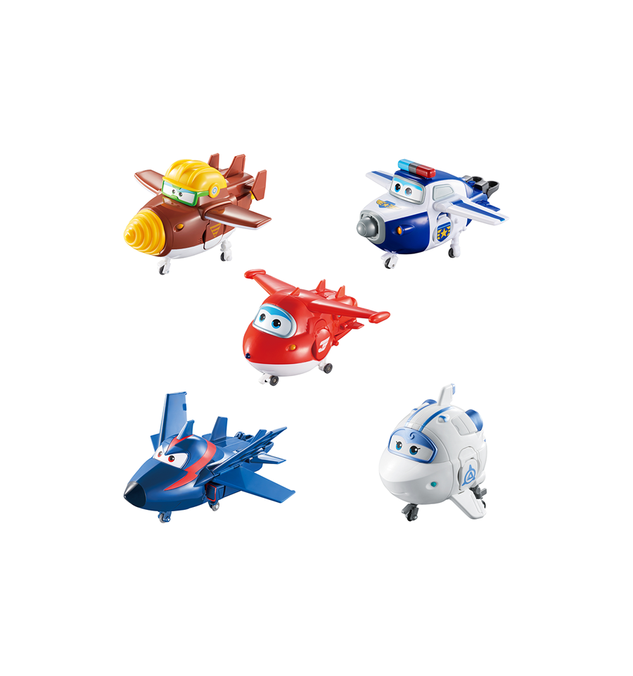Super Wings Transforming Characters Collector's 5 Pack