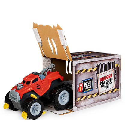 The Animal - Interactive Unboxing Toy Truck with Retractable Claws, Lights and Sounds