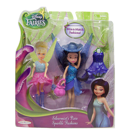 Disney Fairies 4.5' Silvermist's Pixie Sparkle Fashion Doll