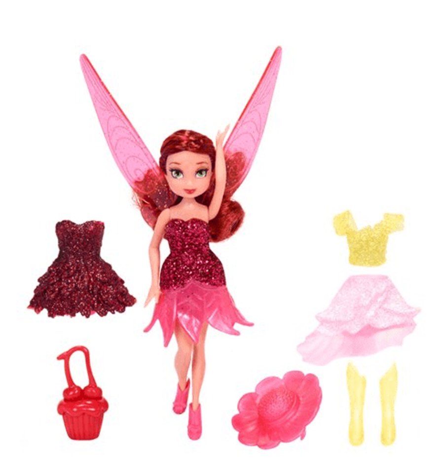 Disney Fairies 4.5' Rosetta's Pixie Sparkle Fashion Doll