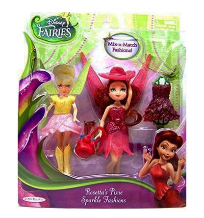 Disney Fairies 4.5' Rosetta's Pixie Sparkle Fashion Doll