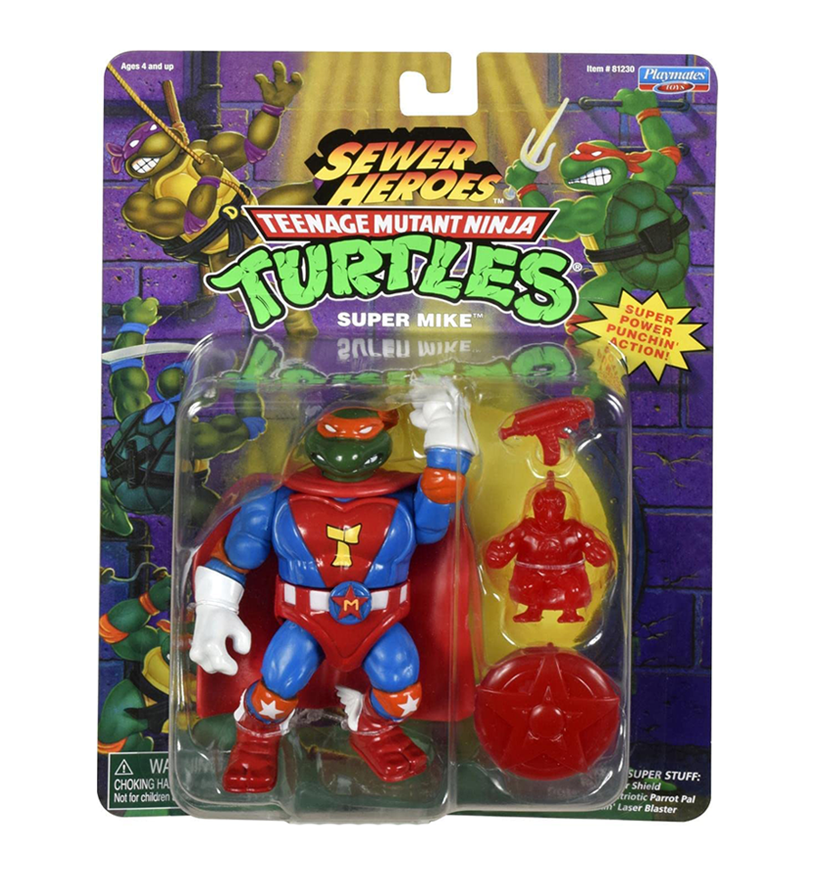 Teenage Mutant Ninja Turtles Sewer Heroes - Super Mike Action Figure