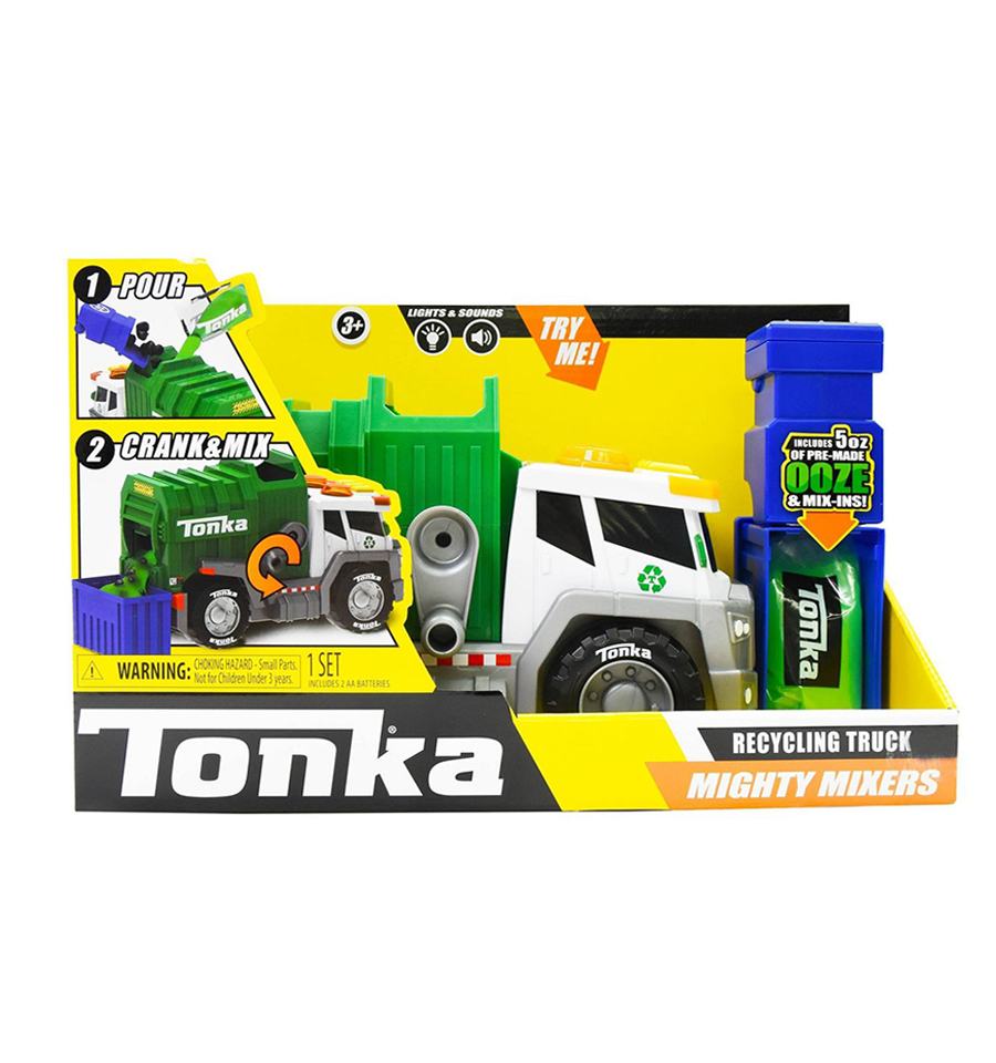  Tonka Mega Machines Mighty Mixers Lights & Sounds - Recycling Truck