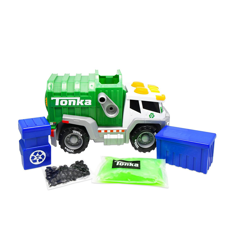 Tonka Mega Machines Mighty Mixers Lights & Sounds - Recycling Truck