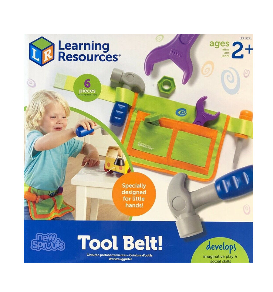 Learning Resources New Sprouts Tool Belt 5 Pieces