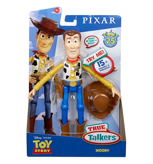 Toy Story 4 True Talkers 9" Woody 25th Anniversary Action Figure