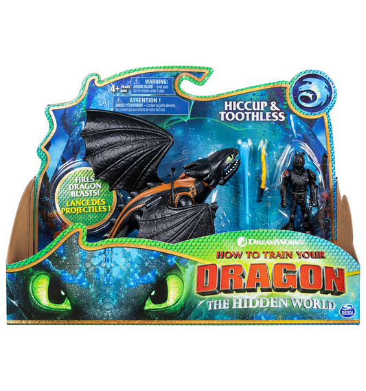 How to Train Your Dragon The Hidden World Hiccup & Toothless Action Figure