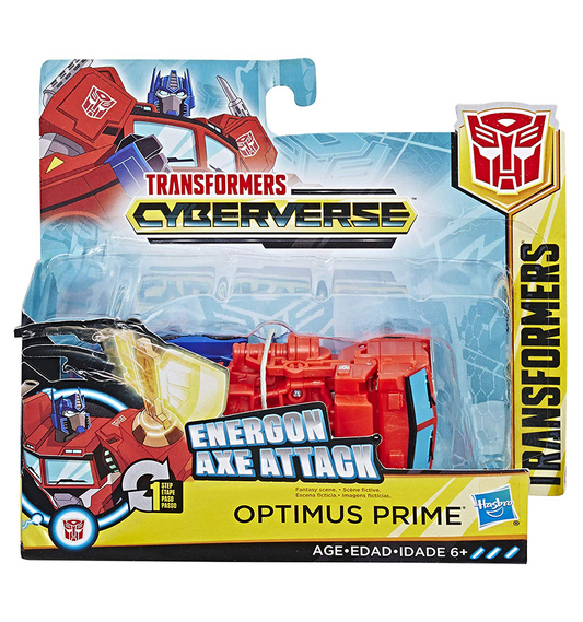 Transformers Cyberverse Action Attackers 1 Step Changer Optimus Prime Action Figure