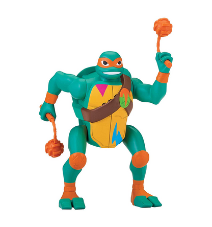 Rise of the Teenage Mutant Ninja Turtles Michael Angelo Pop-Up Ninja Attack Deluxe Figure
