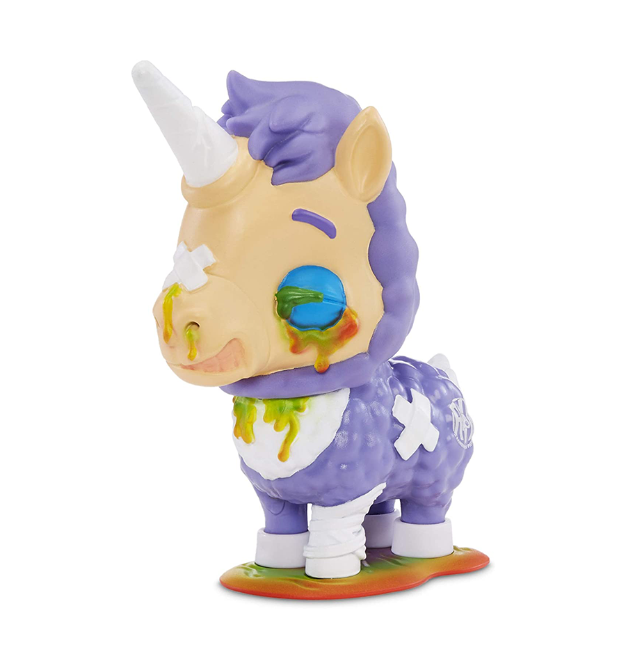 R.I.P. Rainbows in Pieces Gnarly, Messed Up Unicorn Character Bobby Bruises