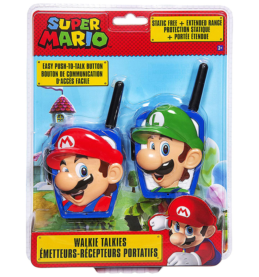 Super Mario - Kit d'aventurier - Talkie-Walkies portée 120m, jumelles et  boussole