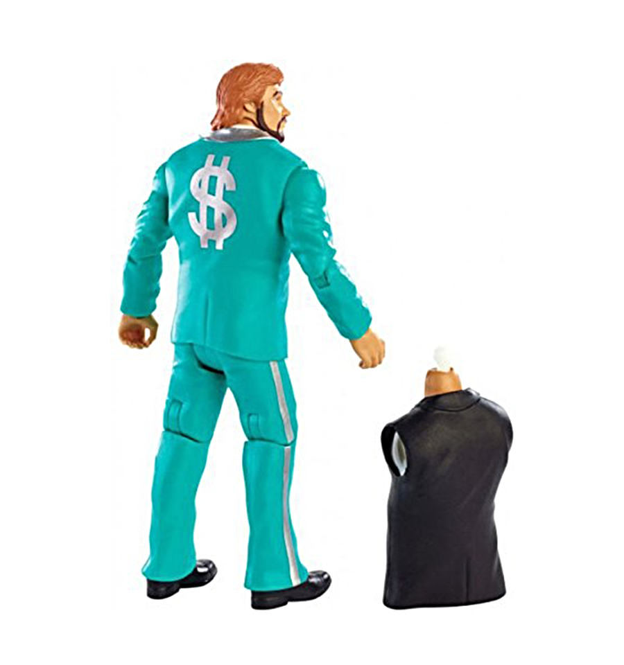 WWE Flashback Basic Series #1 (Build Howard Finkel)- Million Dollar Man Action Figure