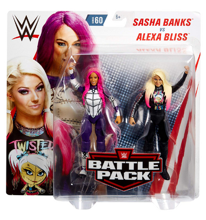 WWE Sasha Banks vs Alexa Bliss 2-Pack 