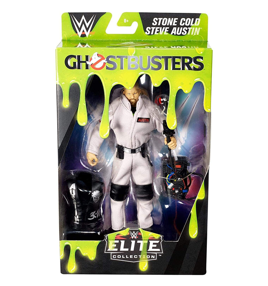 WWE Elite Ghostbusters Stone Cold Steve Austin Action Figure