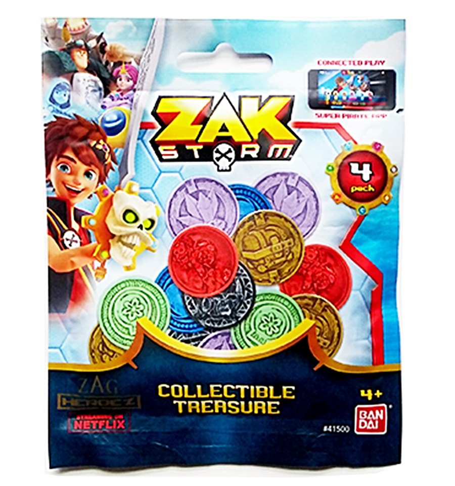 Zak Storm Collectible Treasure 4-pack Blind Pack